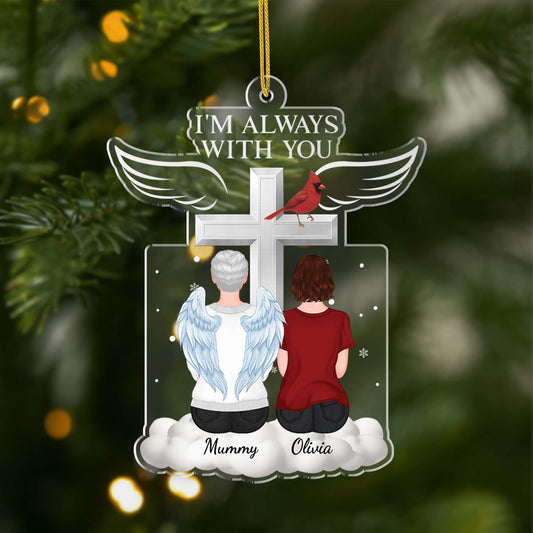5594OUK1 personalized memorial gifts acrylic im always with you ornament 5594O8ZMA
