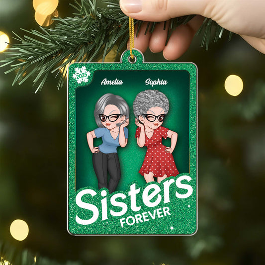 5619OUK2 personalized best friend gifts besties forever acrylic ornament 5619O5ZAF