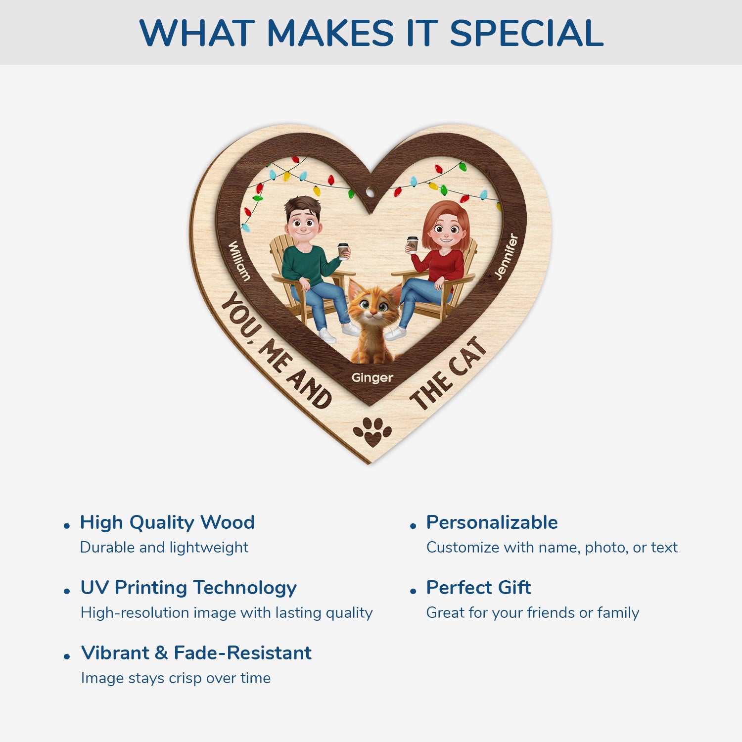 5620OUK4 personalized 2 layered wood ornament gifts for cat parents 5620O8ZAD