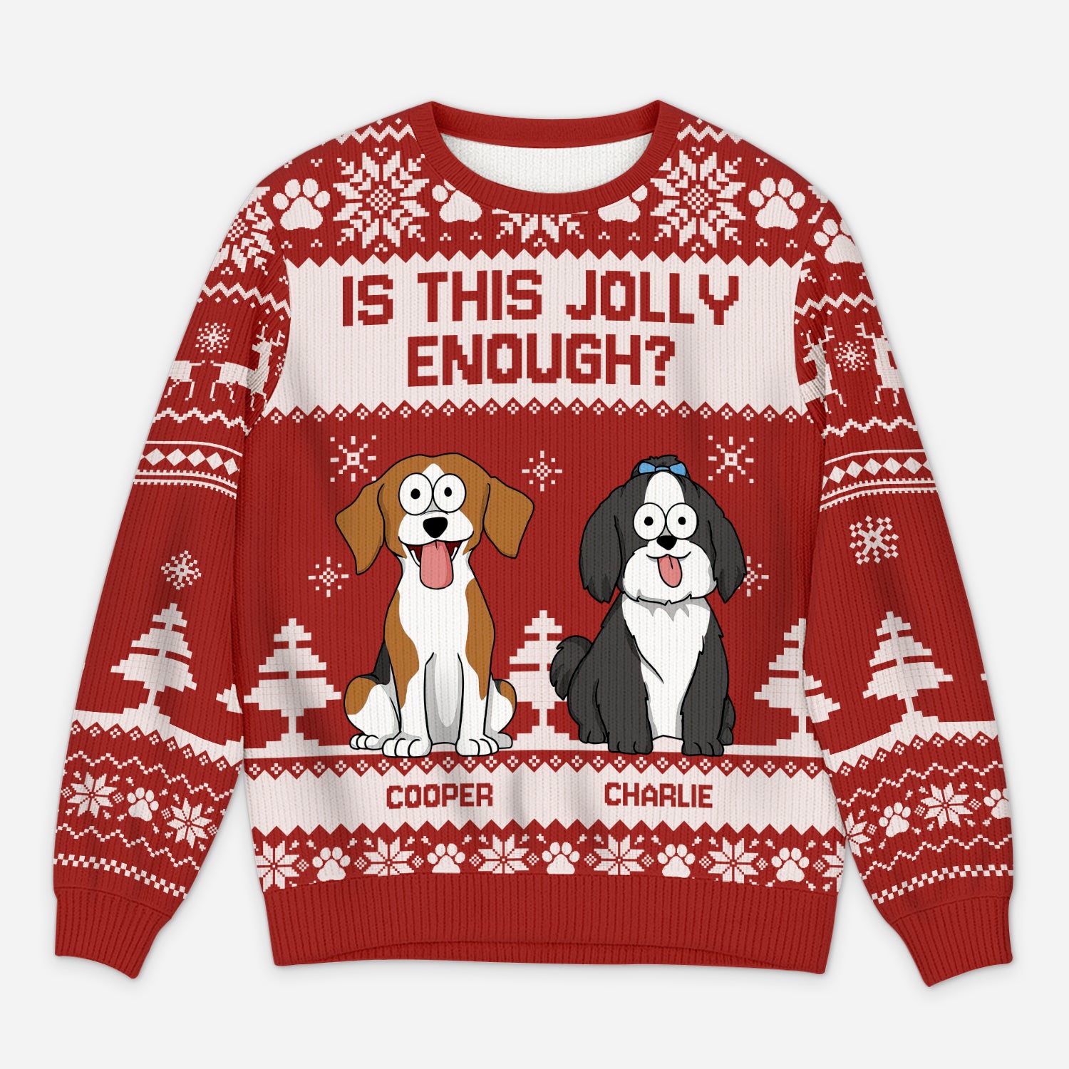5634WUK1 personalized dog ugly christmas sweater is this jolly enough 5634W8YZC_e752172b a8c3 4910 9052 7e464632e71e