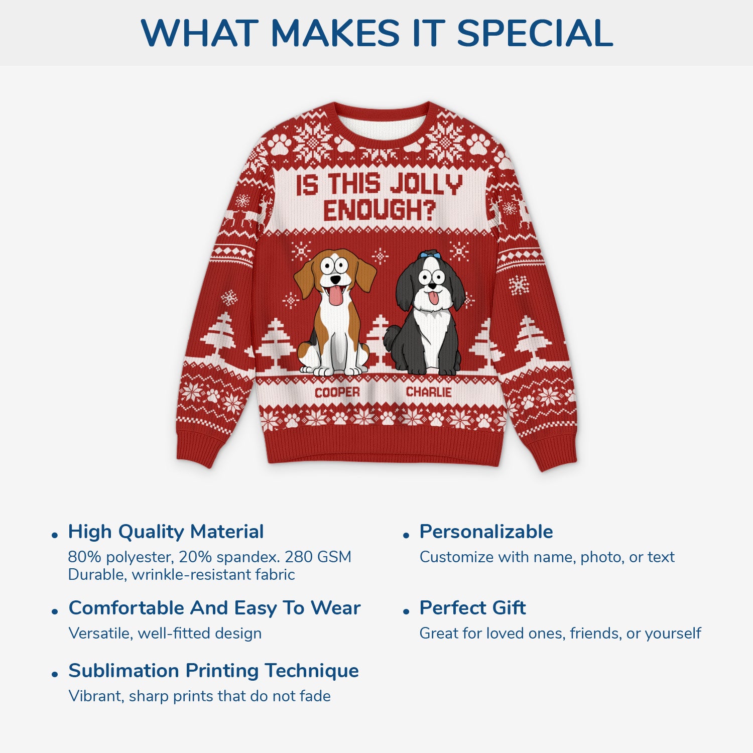 5634WUK5 personalized dog ugly christmas sweater is this jolly enough 5634W8YZC_5a5f496d be9d 4963 ba9e 0a96ab2a901f