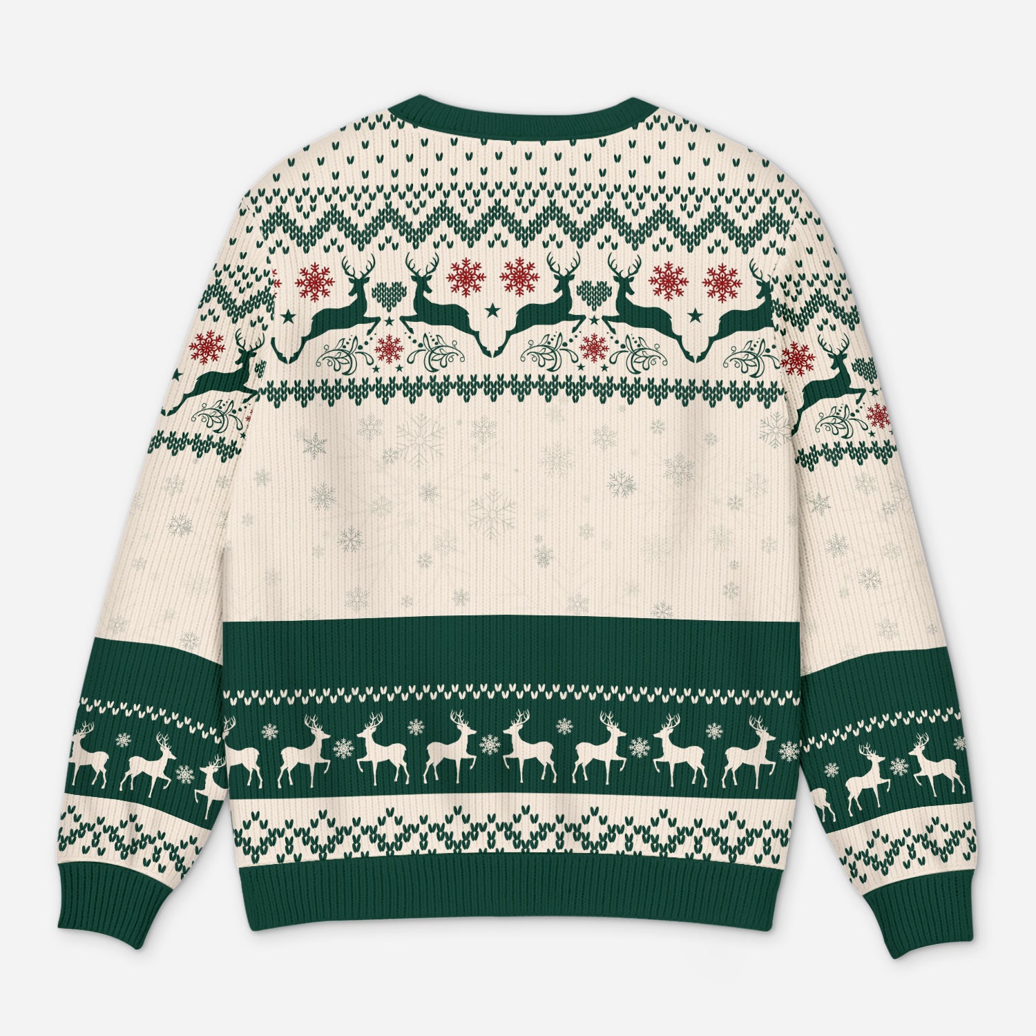 5644WUS3 personalized dog gifts happy pawlidays ugly christmas sweater 5644WTLNC