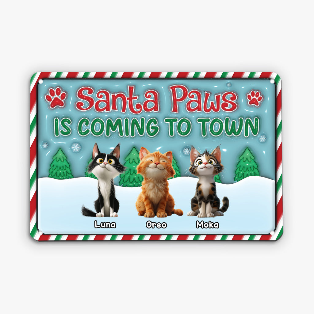 5656EUK2 christmas gifts for cat lovers custom cat metal signs 5656ETYAD
