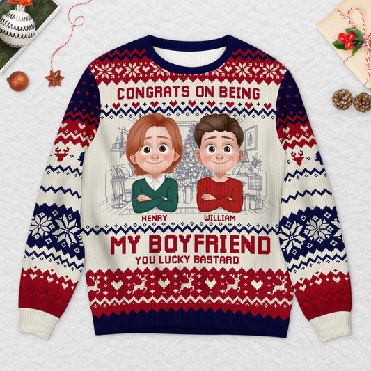 5667WUS2 personalized husband gifts funny ugly christmas sweater couples 5667W6QQG