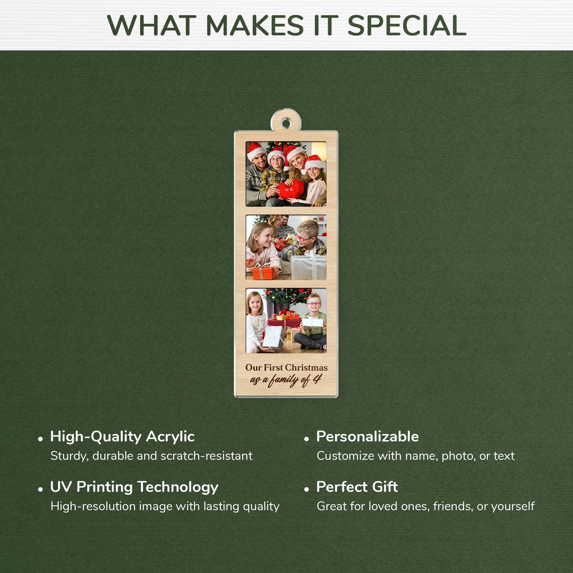 5673OUS4 personalized acrylic christmas ornament family photo gifts 5673O6MMI