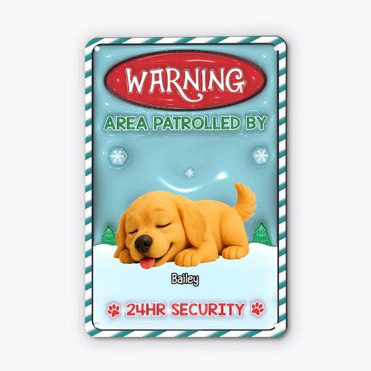 5681EUK1 personalized metal signs christmas gifts for dog lovers 5681ETYAC