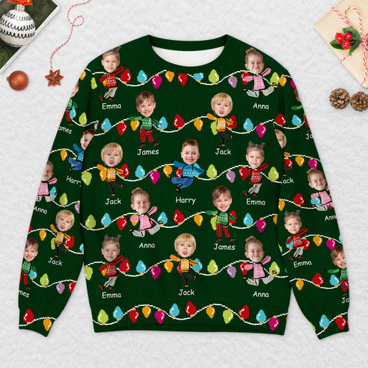 5692WUS2 personalized gifts for mom dad ugly christmas sweater photos 5692W8LTB