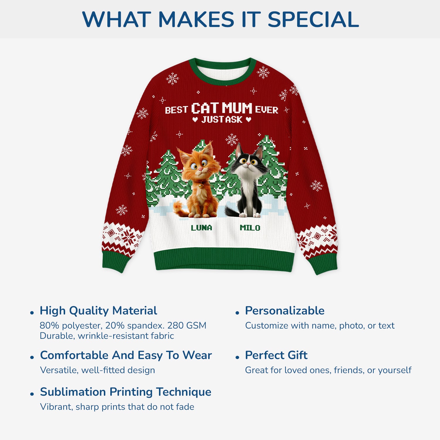 5693WUK5 personalized ugly christmas sweater cat best cat dad ever gifts 5693W8LND