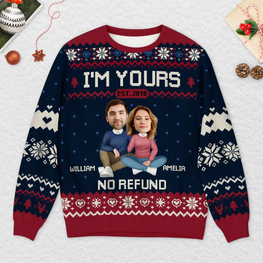 5701WUK2 personalized ugly christmas sweaters for couples with photos 5701W3ZQG