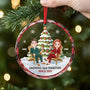 5705OUK2 personalized glass christmas ornament xmas gifts for couples 5705OKZTG
