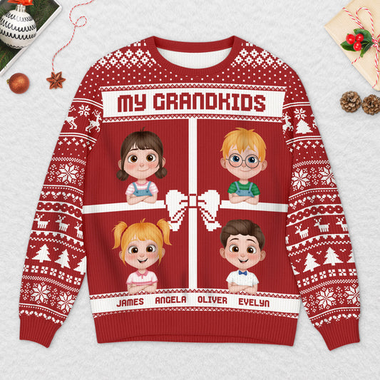 5714WUS2 personalized gifts for pet lovers ugly christmas sweater 5714W6HMD