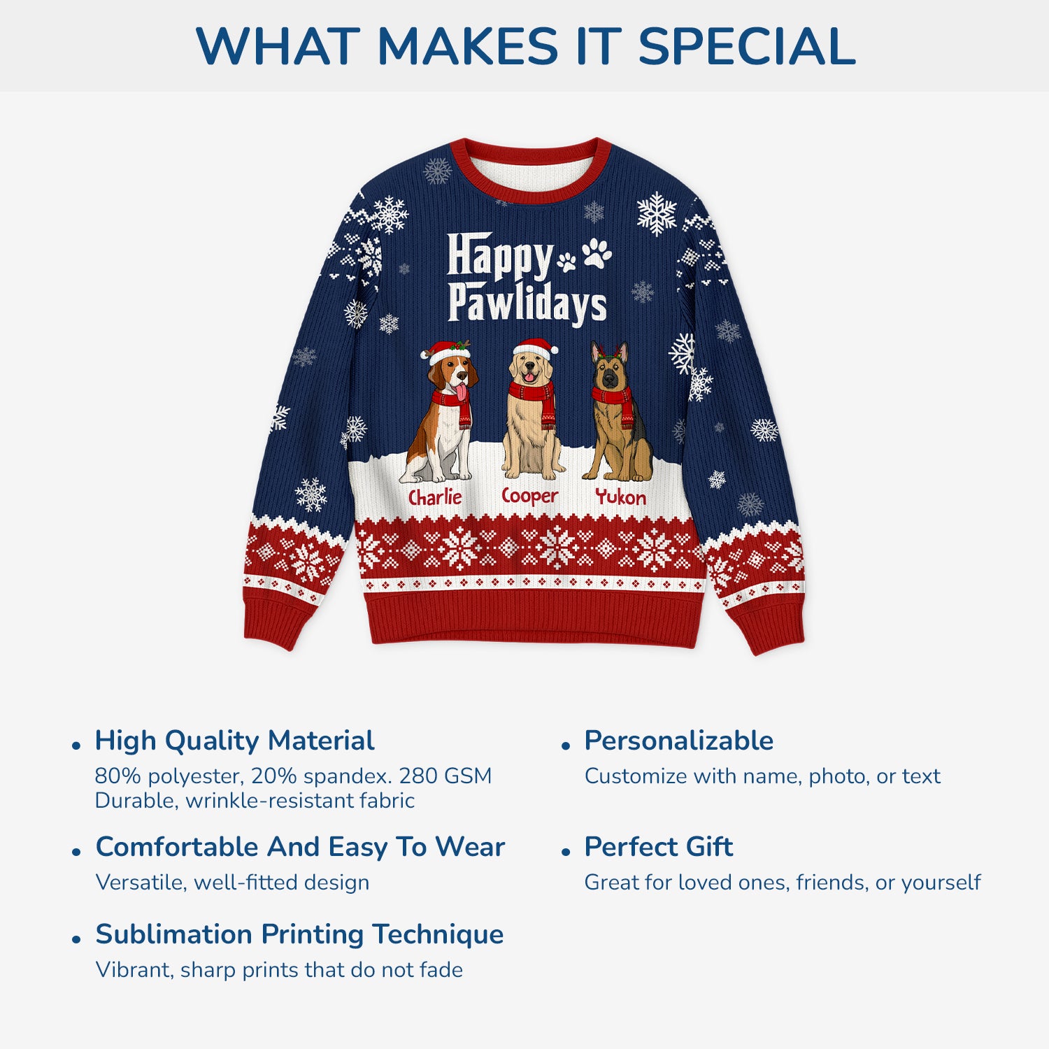 5719WUS5 custom gifts for dog lovers the dogfather ugly christmas sweater 5719W6TNC_d4abc58b bd1d 4d23 834c 16693a6efff7