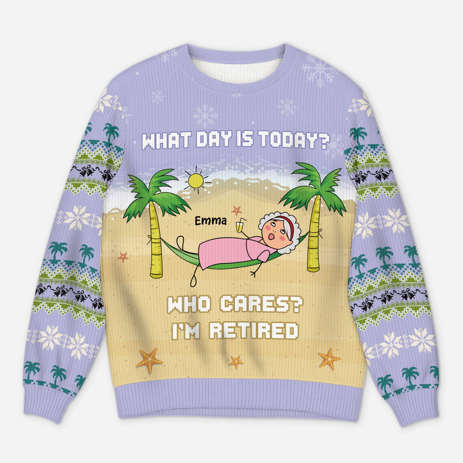 5720WUS1 custom ugly christmas sweater funny retirement gifts 5720WKLTA