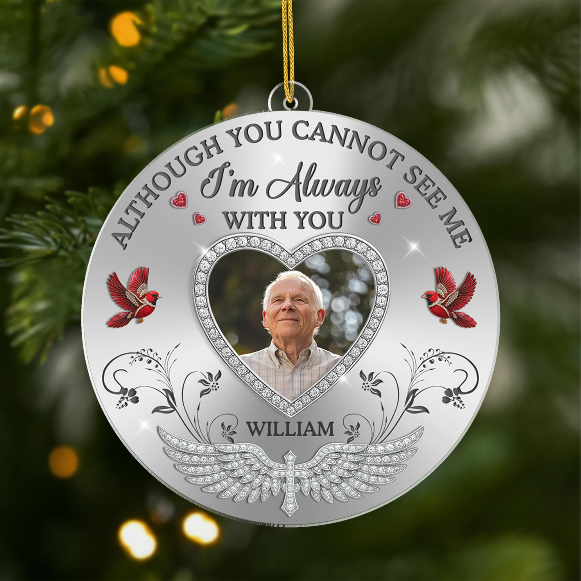 5721OUS1 personalized memorial photo gifts acrylic memorial christmas ornaments_ 5721O8LWB_1