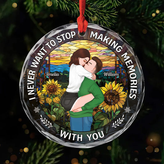 5731OUS1 personalized gift for couple glass couples christmas ornaments_ 5731O8TTG