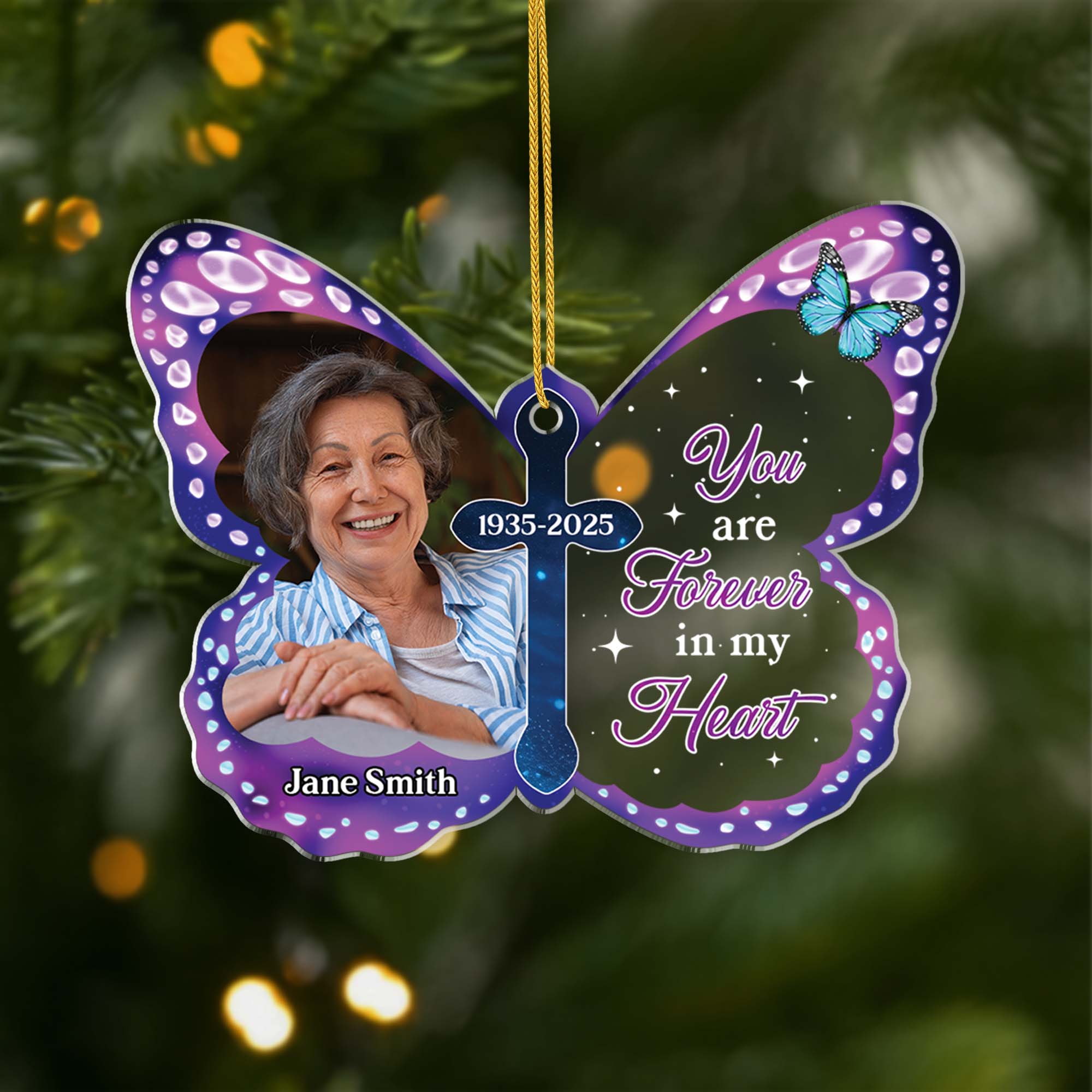 5760OUS1 personalized memorial photo gifts acrylic christmas ornaments 5760O3LTA