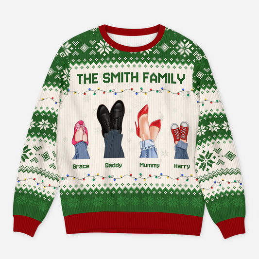 5761WUK1 personalized gifts for family family name ugly christmas sweater 5761W8ZNI