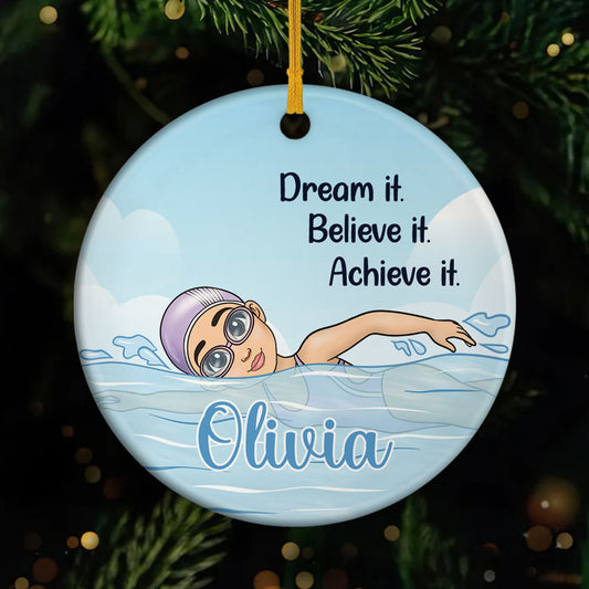 5765OUS1 custom gifts for swimmers_ ceramic swimming christmas ornaments_ 5765OTLQA
