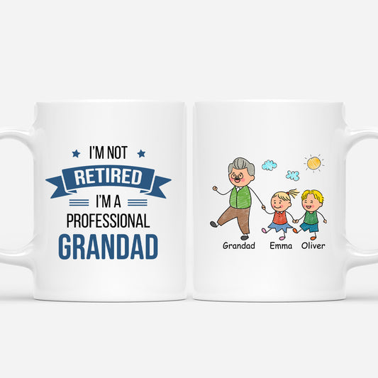 5768MUK1 personalized retirement gifts grandma mug with grandkids names 5768M8ZAB