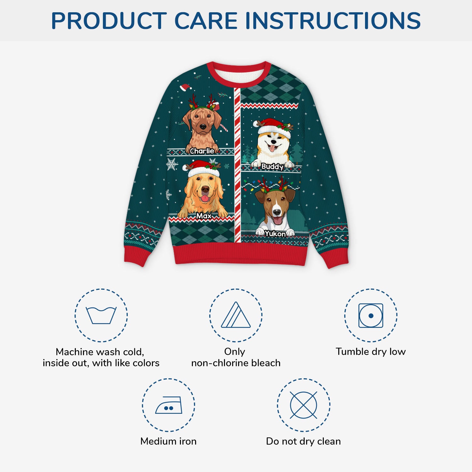 5772WUK4 customized gifts for cat lovers cat ugly christmas sweater 5772WKYAC