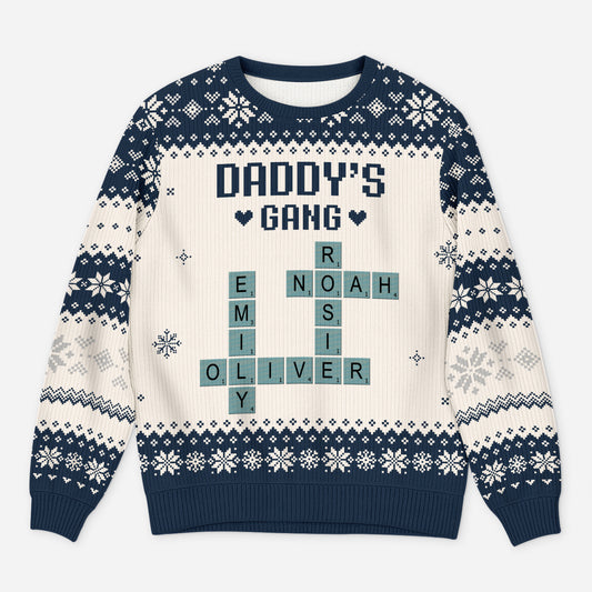 5794WUS1 personalized gifts for dad crossword ugly christmas sweater 5794W8TNB_37d02f28 a324 479d 8112 26335d598146