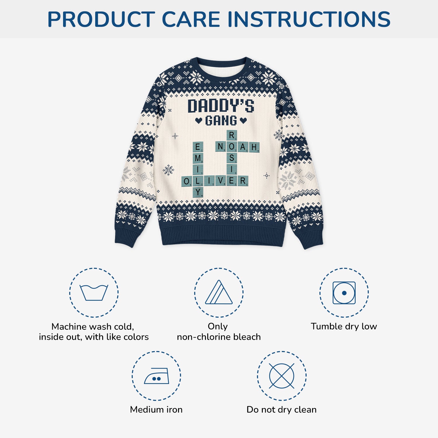 5794WUS4 personalized gifts for dad crossword ugly christmas sweater 5794W8TNB_021bb4ab 5bf0 46ae 86cb ec2e4c89e6ba