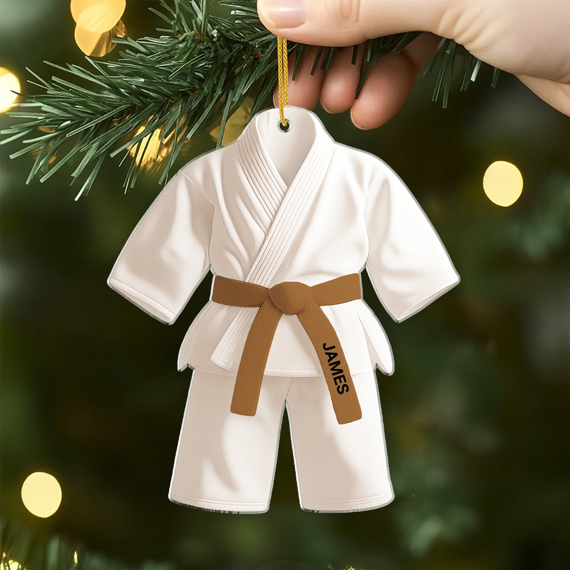 5808OUS2 3d printing effect personalized karate christmas ornaments acrylic 5808O8HCB_efd87032 a00c 47e4 a871 f58112fe5a8a