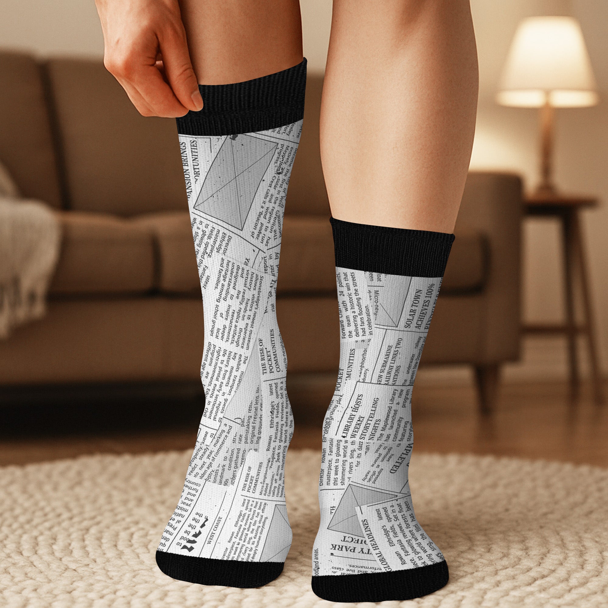 5809JUS3 personalized gifts for book lovers just one more chapter socks 5809JKLMA