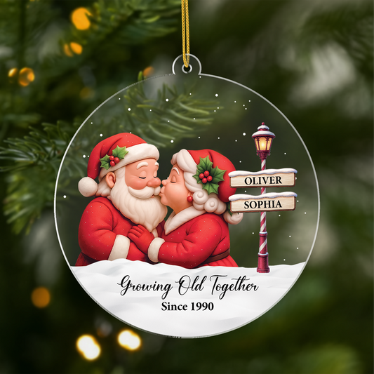 5836OUS1 personalized xmas gifts for couples acrylic santa ornaments_ 5836OTT5G