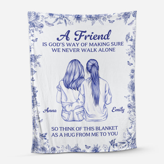 5844BUK1 a hug from me to you blanket personalized gifts for friends sister 5844B8ZZF