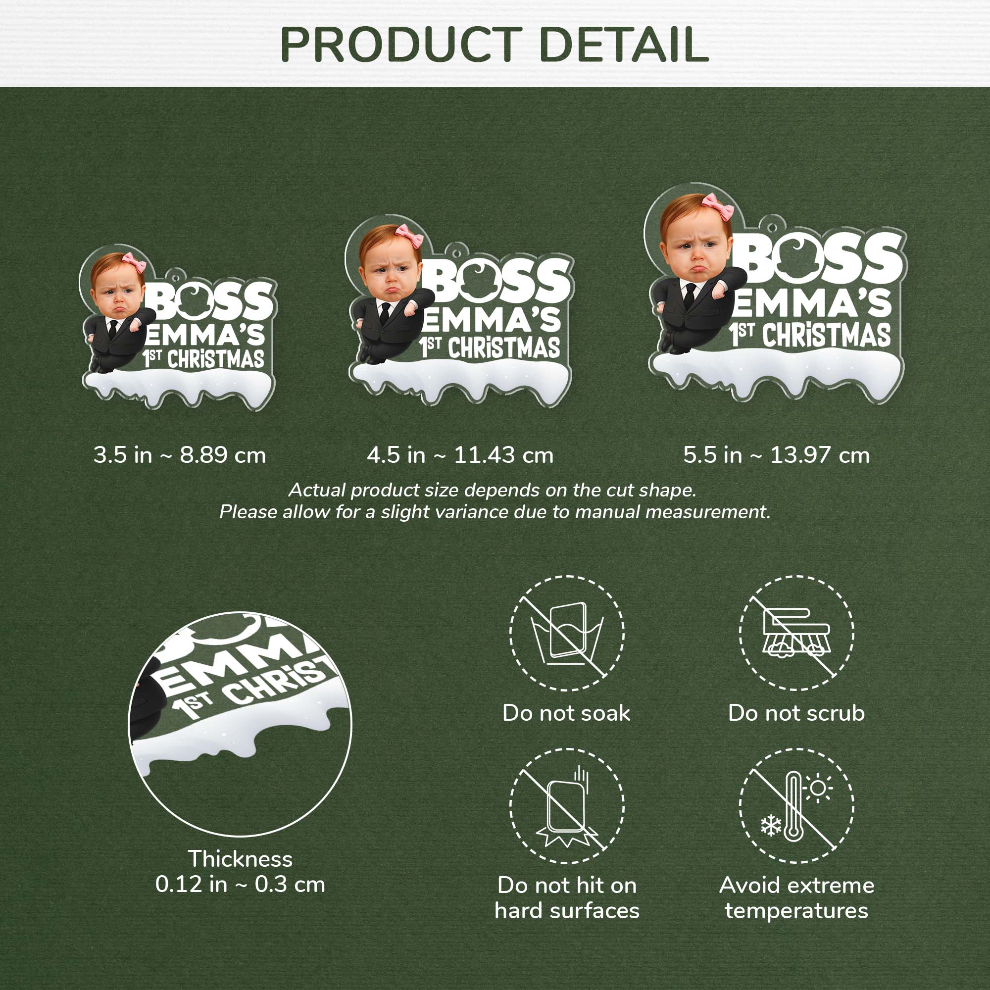 5851OUS3 3d printing effect babies first christmas ornament_ custom acrylic photo ornaments 5851OKTQK