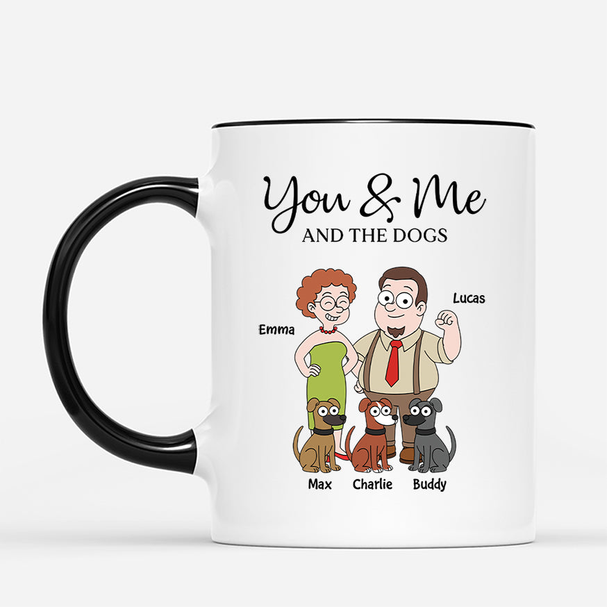 5854MUS2 personalized gifts for couples you me and the dogs mug 5854MKQ7C