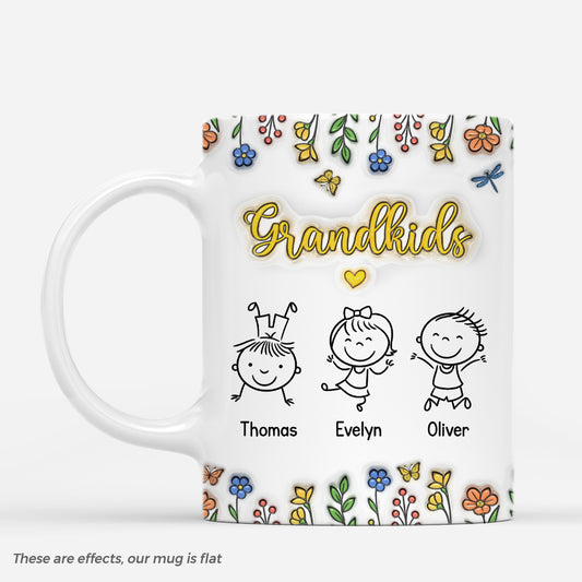 5862MUK1 3d printing effect personalized grandkids mug gifts for grandparents 5862M8ZAA