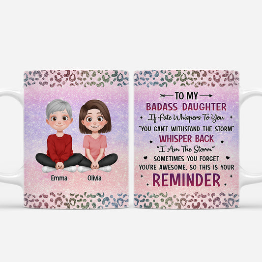 5868MUK1 custom birthday gifts for daughter to my badass daughter mug 5868M8ZMA