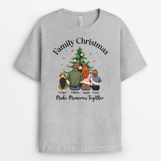 5877AUS2 custom christmas shirts for family making memories together_ 5877ATTQI