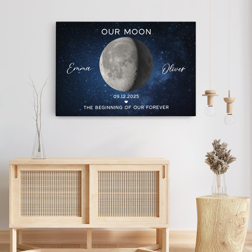 5885CUS3 personalized canvas for couples moon phase anniversary gift_ 5885C8MZG