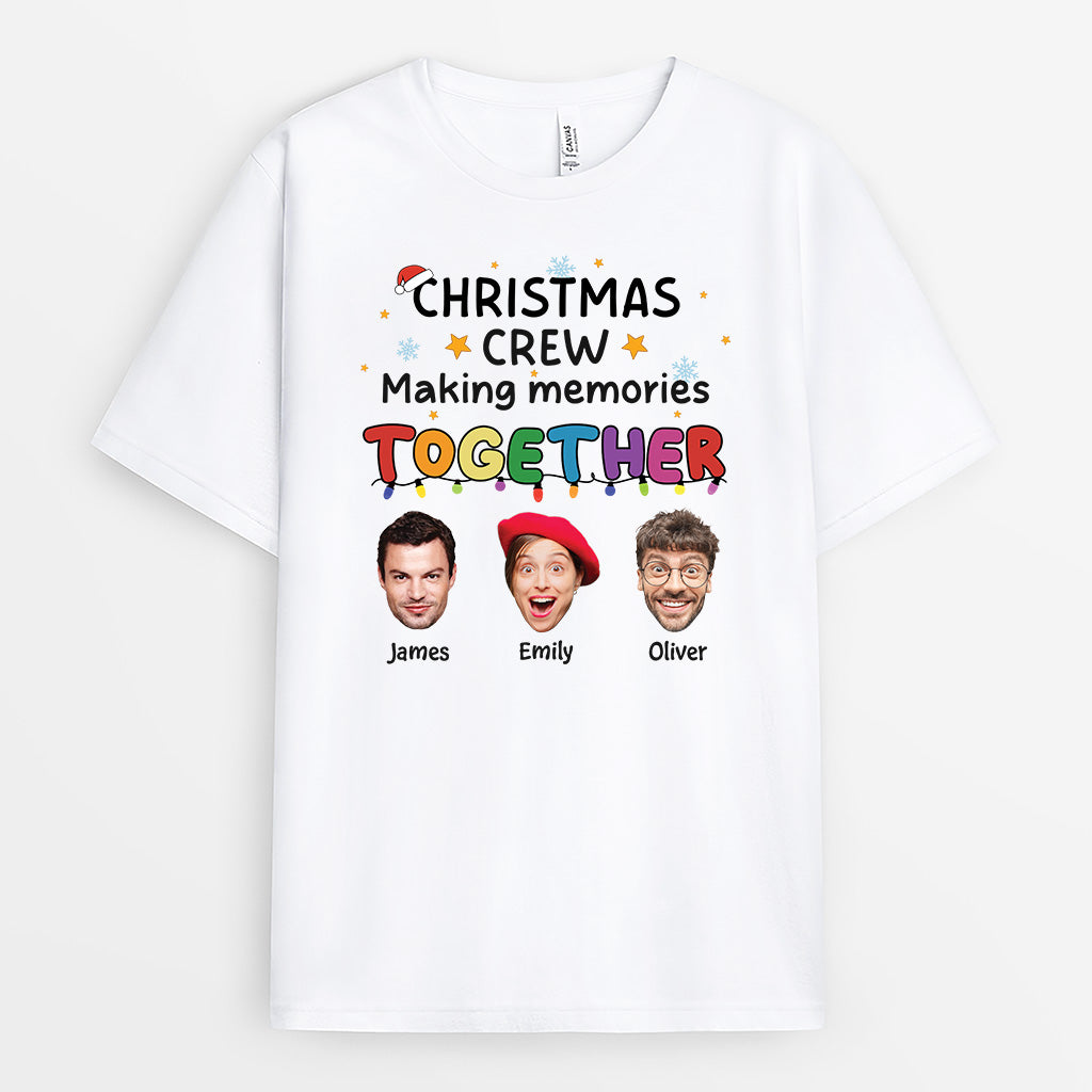 5912UK1 christmas crew shirts with faces personalized gifts for friends 5912AKZMF