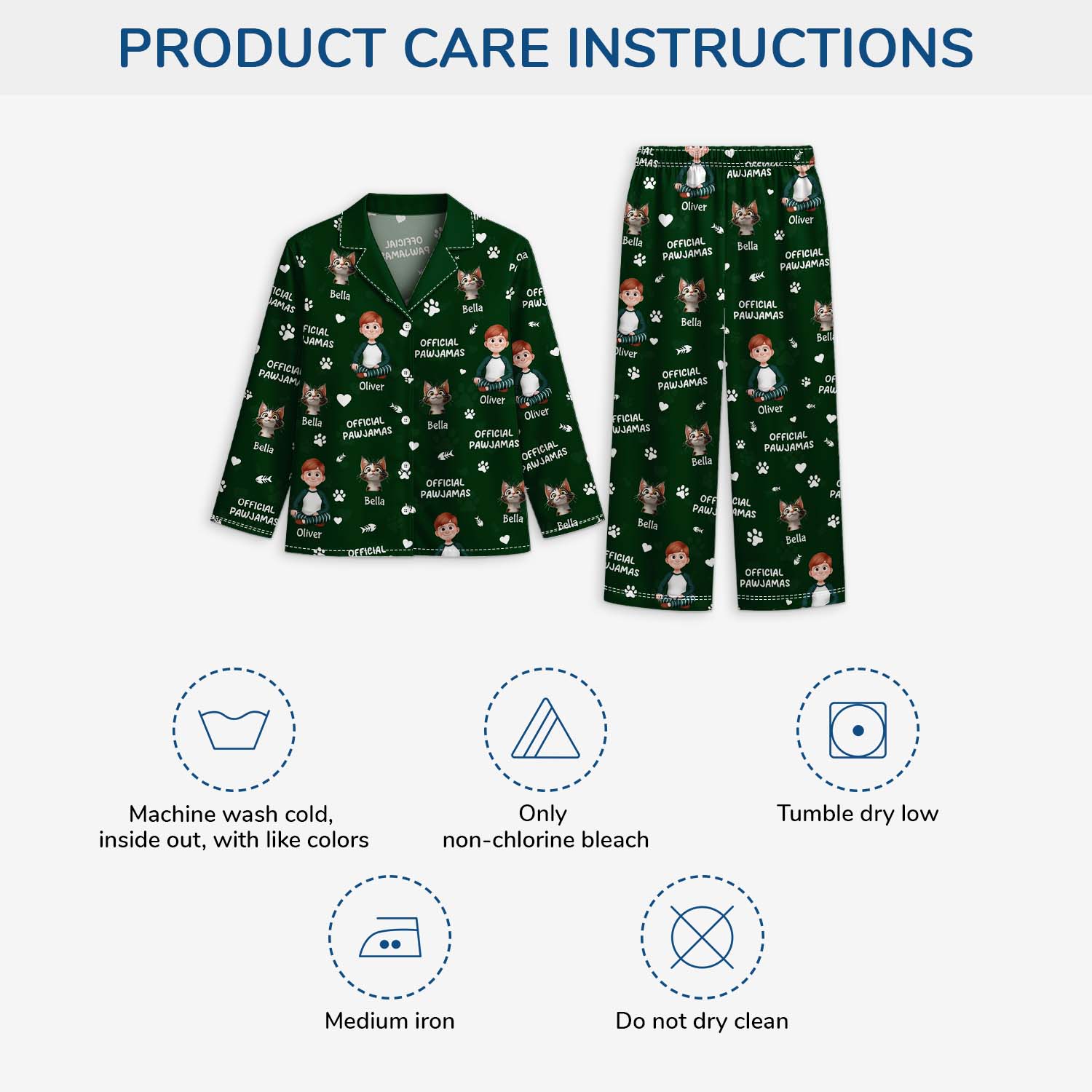 5924VUK4 personalized cat pajamas cat lover gifts official pawjamas 5924V3YND