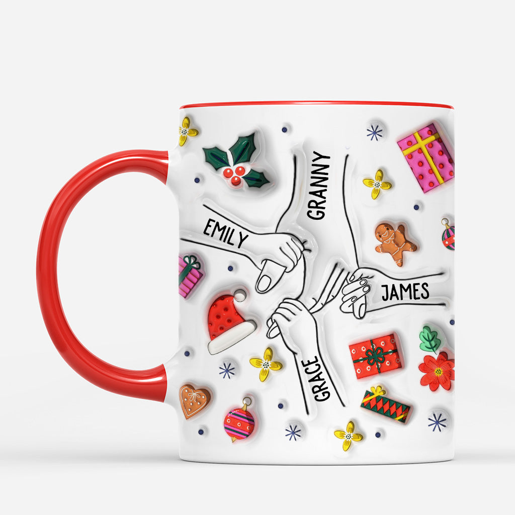5926MUK2 3d printing effect personalized christmas mug gifts for mom grandma 5926MKZAA