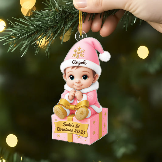 5939OUS2 3d printing effect acrylic christmas ornaments for newborns personalized kids gifts 5939O3HMK