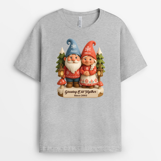 5953AUS2 custom christmas shirts for couples growing old together 5953AKH5G