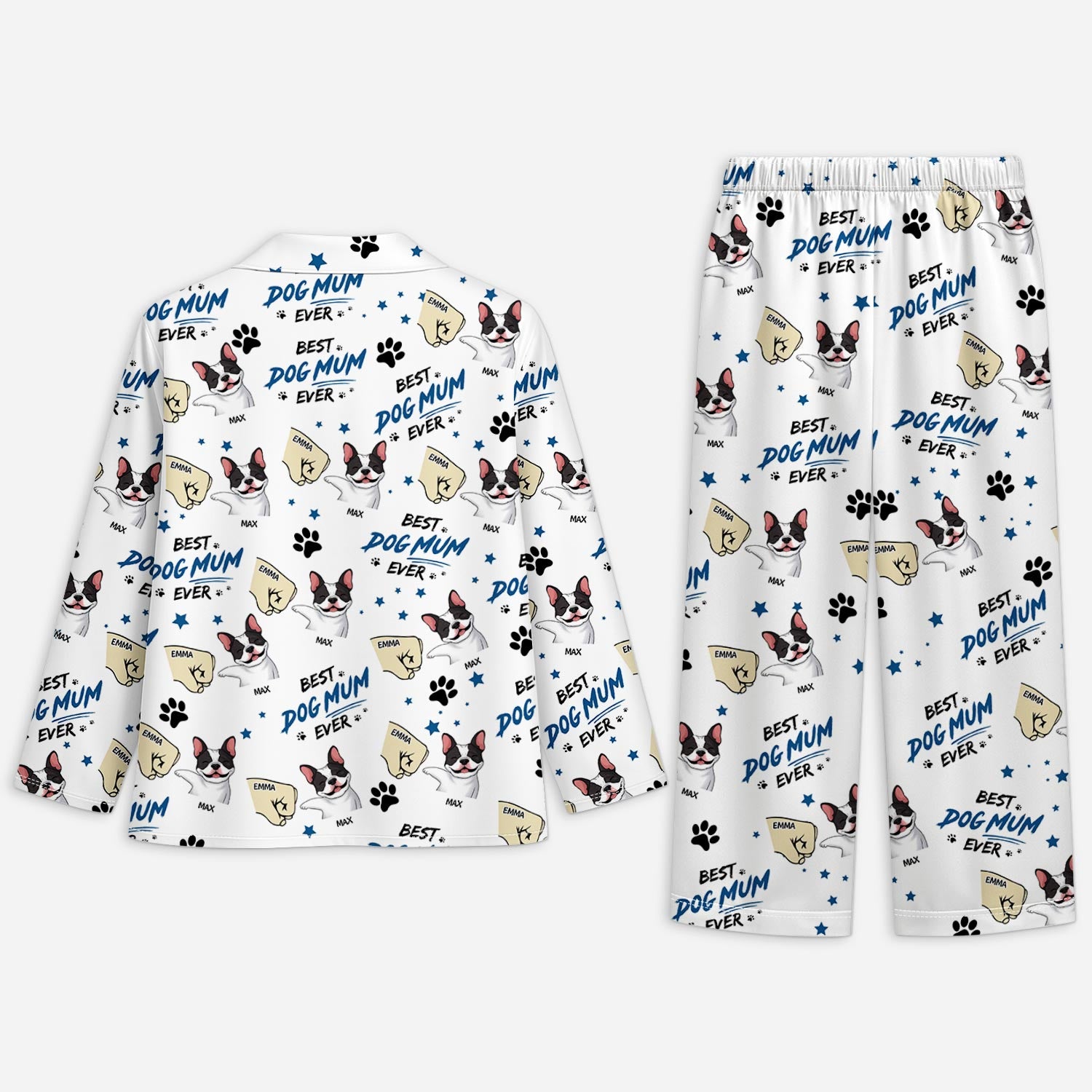 5966VUK2 best dog mom ever pajamas personalized gifts for dog owners 5966V8YAC