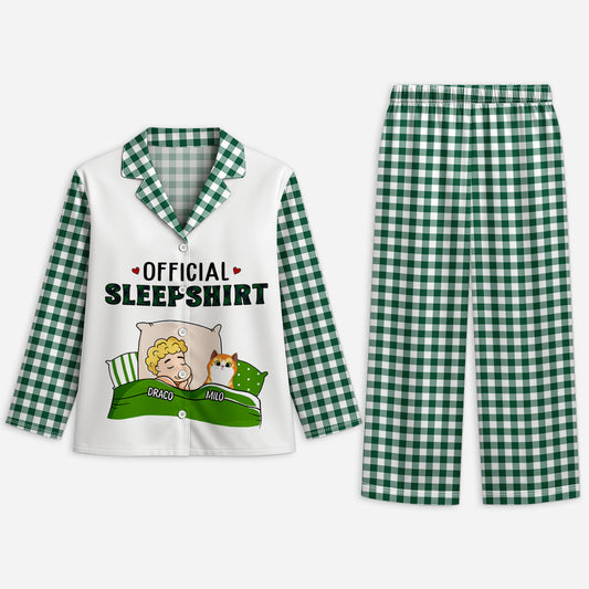 5978VUK1 1 custom cat pajamas gifts for cat lovers official sleepshirt 5978VKYCD