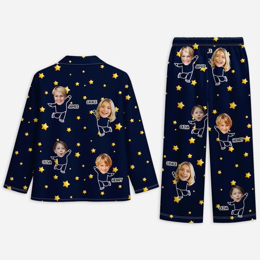 5996VUK2 pajamas with grandkids faces personalized gifts for grandparents 5996V6YNA