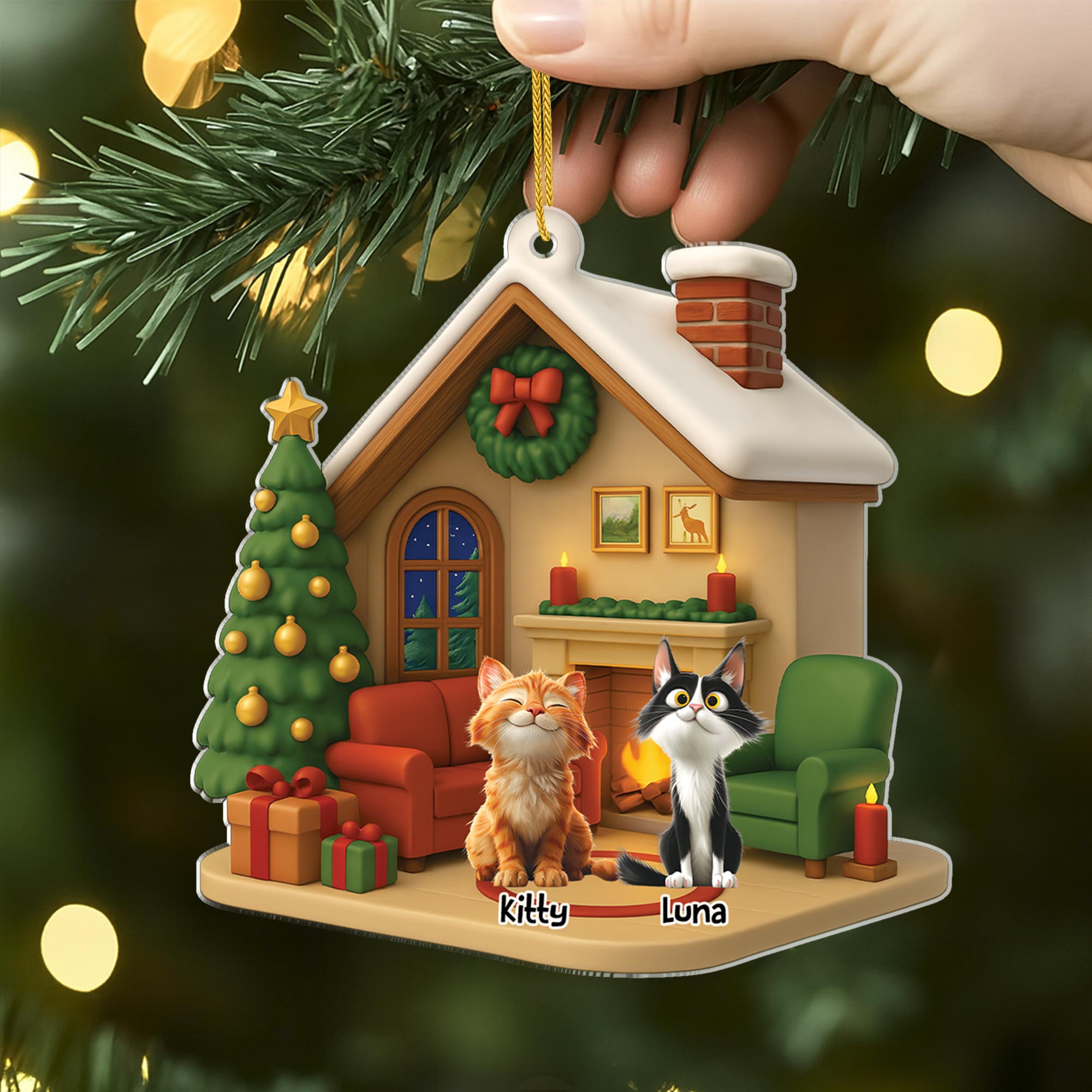 6013OUS1 personalized cat ornaments_ acrylic xmas gifts for cat lovers 6013O2