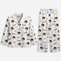 6014VUK1 womens pajamas with faces and names personal gifts for her 6014V3ZTA