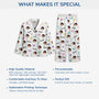 6014VUK5 womens pajamas with faces and names personal gifts for her 6014V3ZTA