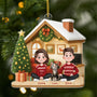 6032OUK1 couple with cat ornament personalized acrylic xmas ornaments 6032OTZZD