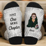 6033JUS2 shhh im reading socks custom gifts for book lovers 6033JKL5A