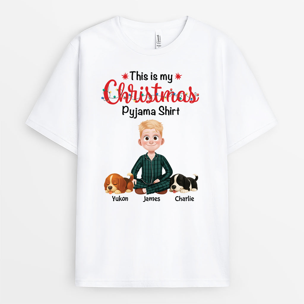 6063AUK1 this is my christmas pajama shirt custom gifts for dog lovers 6063A8LNC